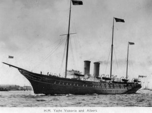 HMヨットビクトリアアンドアルバート、1900 作： Unbekannt