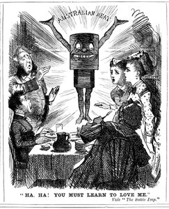 ハ、ハ！あなたは私を愛することを学ばなければならない、1873 作： Unbekannt