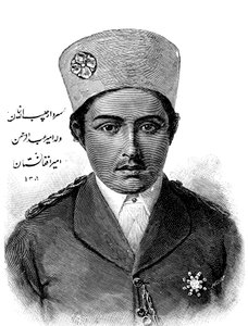 ハビボラカーン1872〜1919年、アフガニスタンの支配者1901〜1919年、1893年 作： Unbekannt