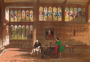 1845年、バークシャーのオックウェルズにあるホール 作： Unbekannt