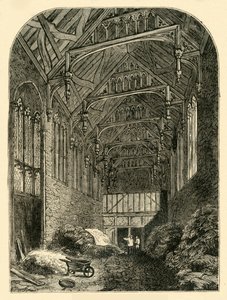 エルサム宮殿のホール、1835年、c1878。 作： Unbekannt