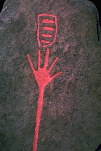 石に刻まれた手、青銅器時代 作： Unbekannt