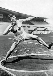ハンスハインリッヒシーベルト、ドイツの選手、1936年 作： Unbekannt