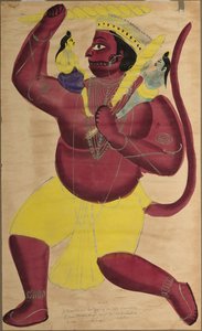 ハヌマン、c。 1880 作： Unbekannt