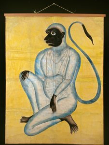 ハヌマーン、猿の神、c1870 作： Unbekannt