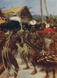 ハーベストダンス、ニューギニア、1923年。