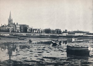 ハーウィッチ-干潮時のビーチ、1895