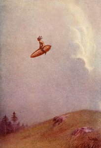 「彼は風に乗って」、1914 年。 作： Unbekannt