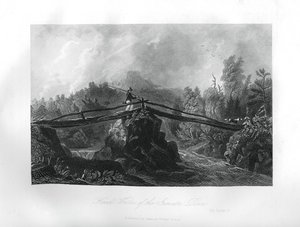 1855年、ペンシルベニア州ジュニアータ川の源流 作： Unbekannt