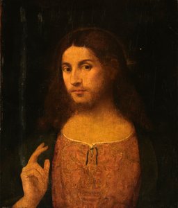 キリストの頭、16世紀。 作： Unbekannt