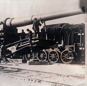 列車の重砲、c1914-c1918 作： Unbekannt