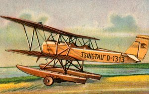 ハインケルHD 24 Wツィンタウ水上飛行機、1920年代、1932年。 作： Unbekannt