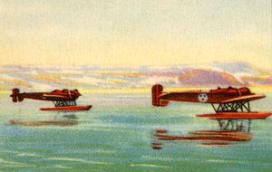 1928年、1932年、北極、ウンベルトノービレの検索に使用されたハインケルHE 5水上飛行機。 作： Unbekannt