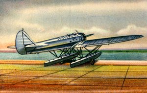 ハインケルHe 12水上飛行機、1920年代、1932年。