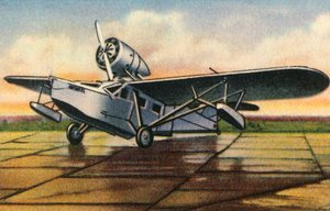 ハインケルHe 57ヘロン飛行機、1932年。 作： Unbekannt