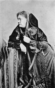 ヘレナペトロフナブラヴァツキー、ロシア生まれのアメリカ神学者、1875年 作： Unbekannt