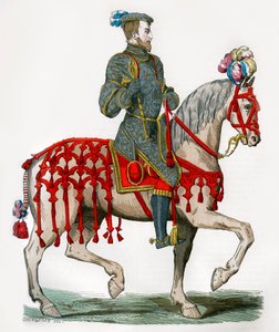 フランスのヘンリー2世、軽騎兵隊の隊長、1882〜1884年 作： Unbekannt