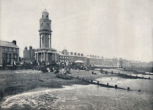 ハーンベイ-正面、時計塔を表示、1895 作： Unbekannt
