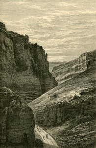 チェダーの高岩、1898年。 作： Unbekannt