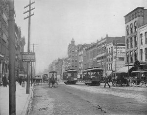ハイストリート、コロンバス。オハイオ、c1897。 作： Unbekannt