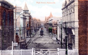 ハイストリート、フリーマントル、オーストラリア、c1900s 作： Unbekannt