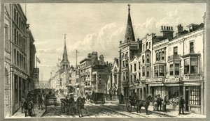 ハイストリート、サウサンプトン、1898年。 作： Unbekannt