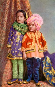 インド、北カシミール州のヒンドゥー教の子供、1922年 作： Unbekannt