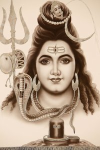 ヒンズー教の神シヴァ、インド 作： Unbekannt