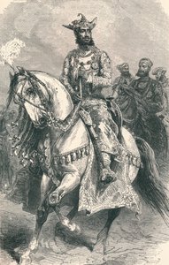 グワリエルのマハラジャ殿下、1896年。 作： Unbekannt