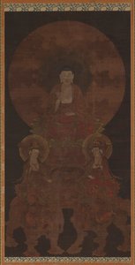 釈迦如来 普賢菩薩…室町時代・15世紀。 作： Unbekannt