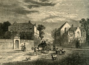 ホルクロフトと修道院、フラム、c1878。 作： Unbekannt