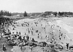 休日の時間、クージーベイ、c1900。