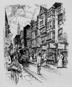 Holywell Street、ウェストミンスター、ロンドン、c1890 1911 作： Unbekannt