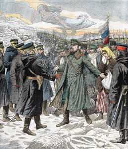名誉降伏、ポートアーサー、日露戦争、1904年〜5月 作： Unbekannt