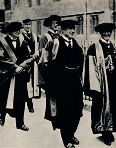 オックスフォードの名誉学位、1925年、1945年。 作： Unbekannt