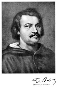 Honore de Balzac 1799-1850、フランスの小説家、文学評論家