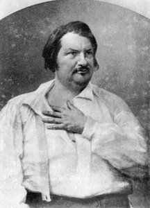 Honore de Balzac、フランスの小説家、c1845-1890 作： Unbekannt