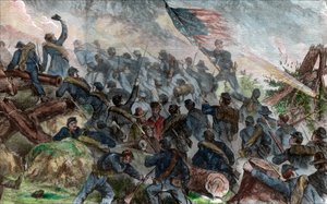 フッカーズバトル、アメリカ南北戦争、1863年11月26日 作： Unbekannt