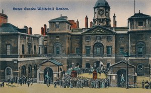 ホースガーズホワイトホールロンドン、c1910。 作： Unbekannt
