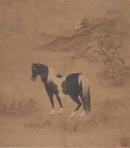 馬と風景。