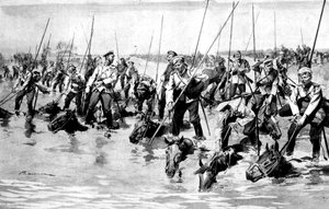 コサックの馬術、第一次世界大戦、1914 作： Unbekannt