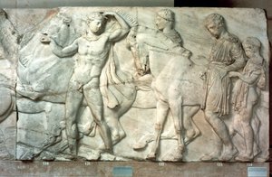 パルテノン神殿のフリーズ出身の騎士、紀元前438-432年