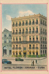 ホテルフロリダ-ハバナ-キューバ、c1910 作： Unbekannt