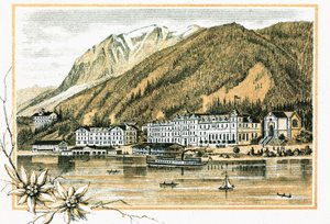 アッヘン湖畔のホテル・ショラスティカ アッヘン・チロル・オーストリア 1900年頃 作： Unbekannt