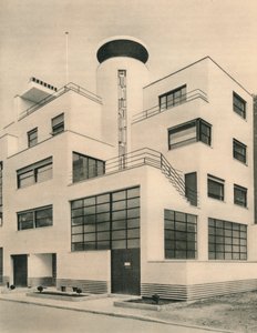 MMジョエルとヤンマーテルの家、彫刻家、マレットスティーブンス通り、オートゥイユ、c1927 作： Unbekannt