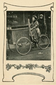 パンがパリに届けられる方法、1901年。 作： Unbekannt