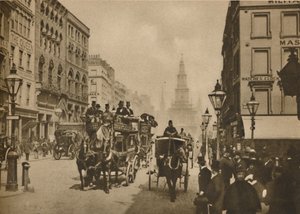 トッパーが外部の乗客に着用されて以来、ロンドンはどのように変化したか、c1900、c1935。 作： Unbekannt