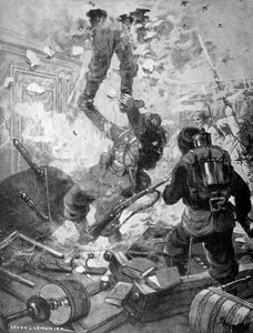 シャトーの撮影方法、第一次世界大戦、フランス、1915 作： Unbekannt