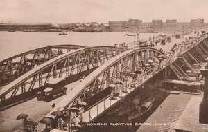 ハウラフローティングブリッジ、カルカッタ、c1905 作： Unbekannt