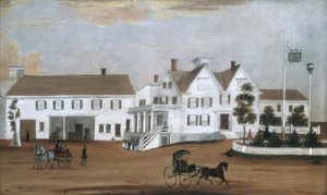 ハドソンハウス、1882年。 作： Unbekannt